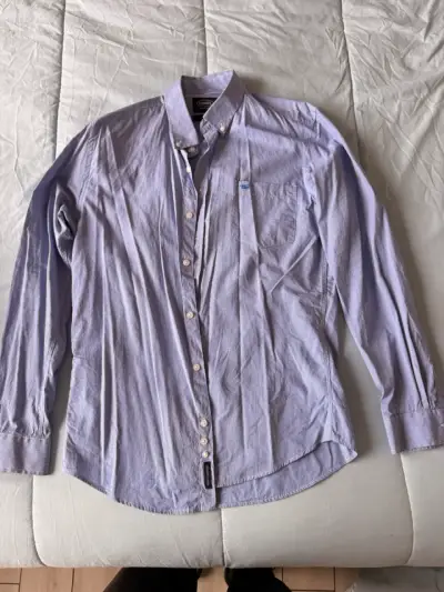 Camisa Ferouch a rayas azul talla S - miniatura 2