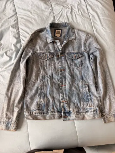 Chaqueta de mezclilla azul claro Americano - miniatura 1
