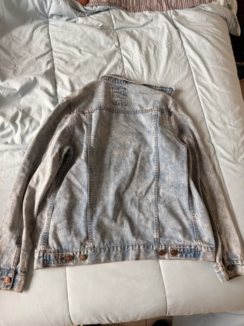 Chaqueta de mezclilla azul claro Americano - 3