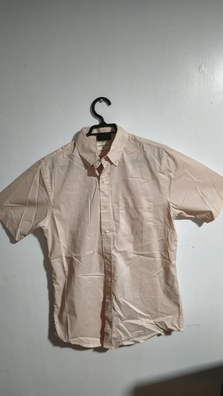Camisa Beige Manga Corta Dockers - 2