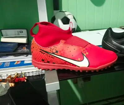 Zapatillas de fútbol Nike Zoom rojas - miniatura 1