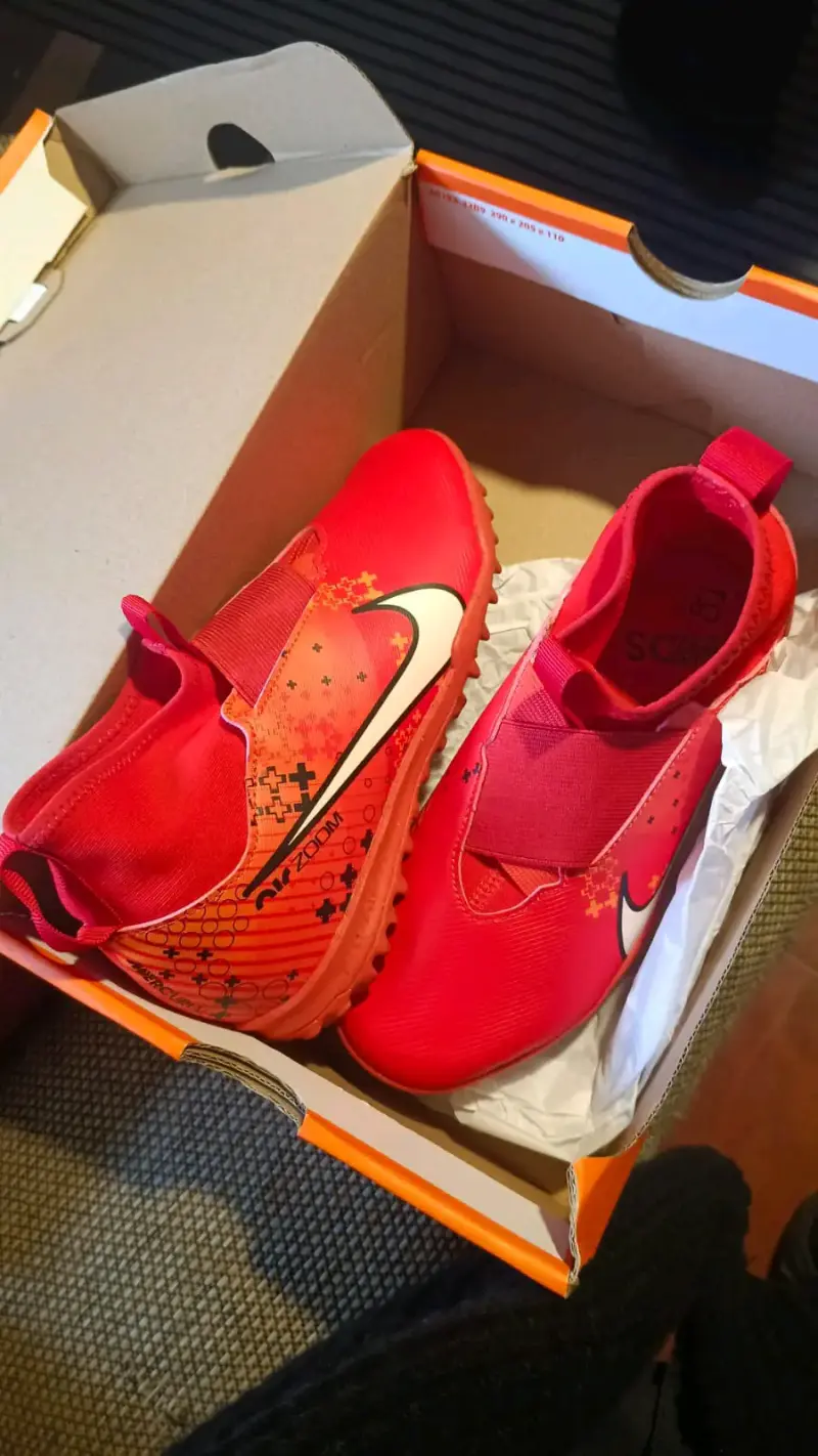 Zapatillas de fútbol Nike Zoom rojas - 2