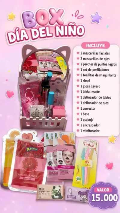 Box Día del Niño con productos de belleza - miniatura 1
