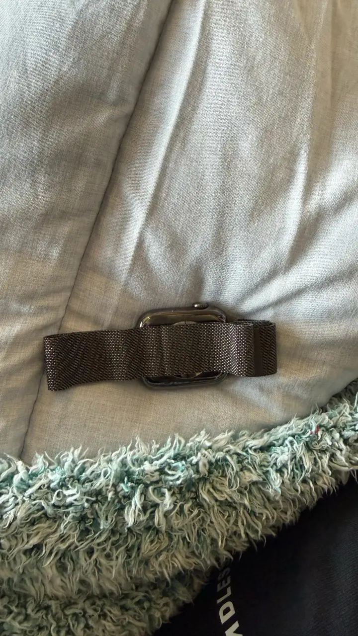 Apple Watch con correa de malla metálica b|_oqead0 - 3