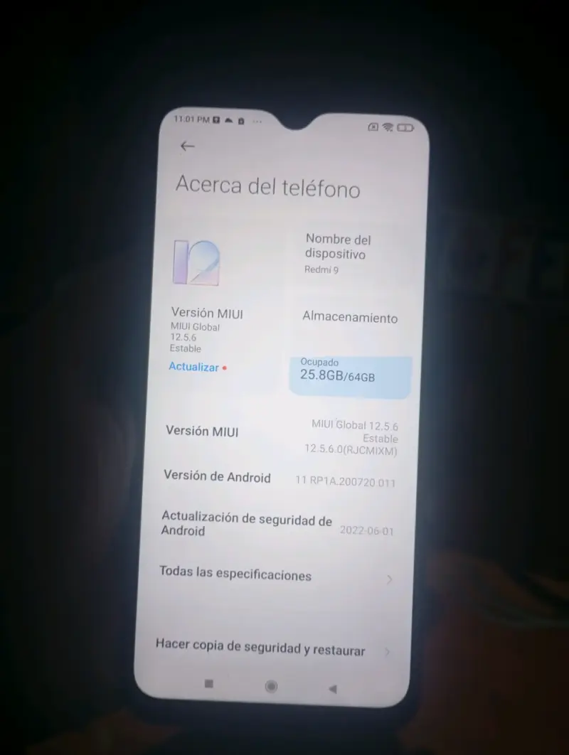 Smartphone Xiaomi Redmi 9 con MIUI 12.5 - 4