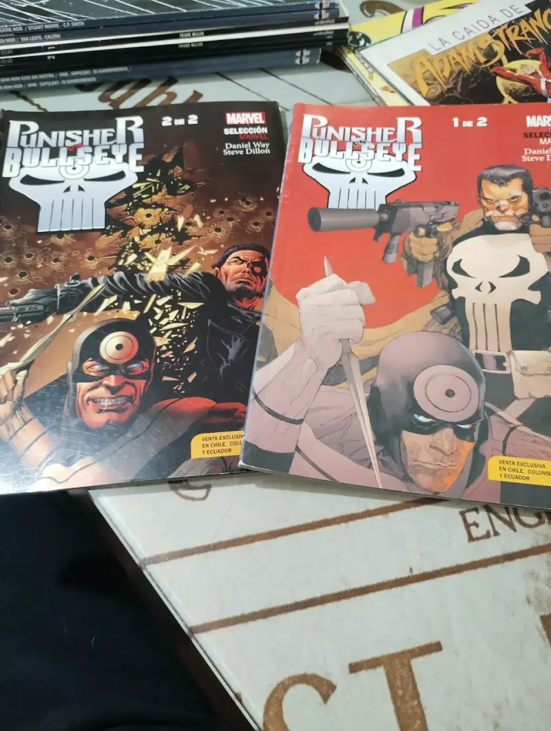 Cómic Punisher vs Bullseye Marvel - 2
