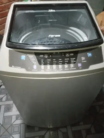 Lavadora Fensa 15 kg con tapa de vidrio - miniatura 1