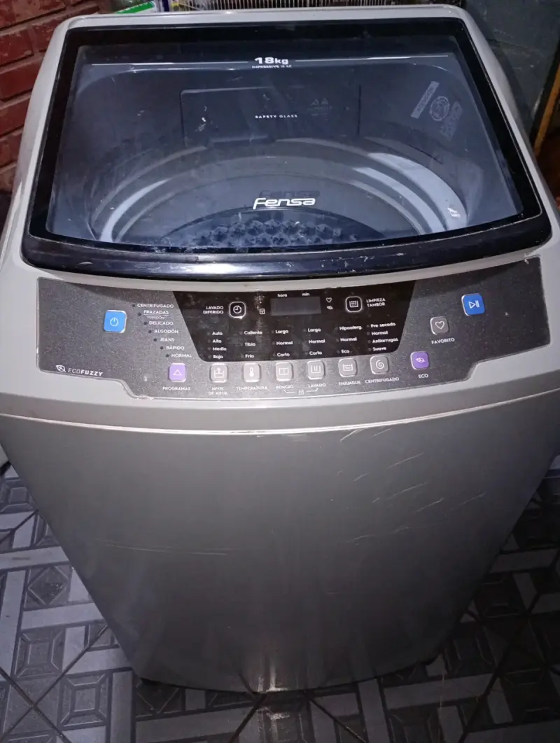 Lavadora Fensa 18kg con panel digital - 1
