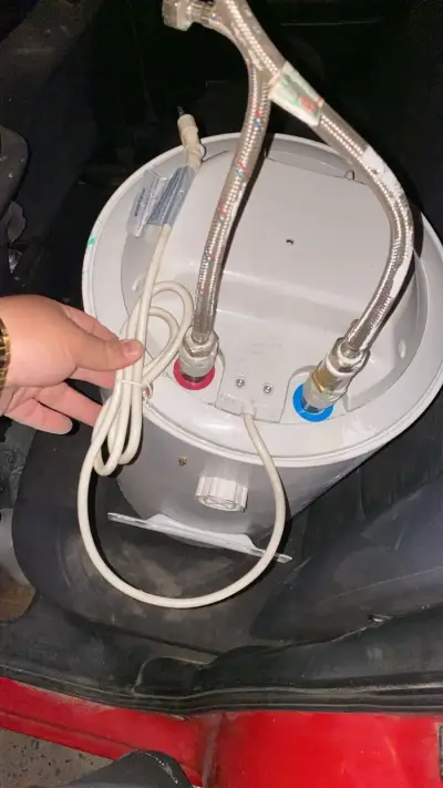 Termo  eléctrico trotter 30lts 1.500wts bueno - miniatura 3