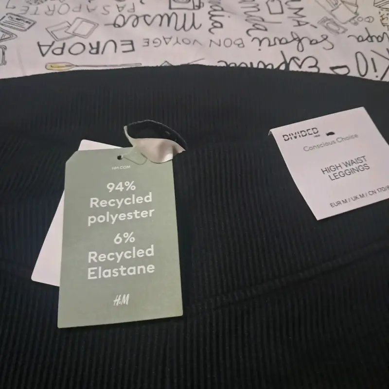 Leggings negros para mujer talla M - 3