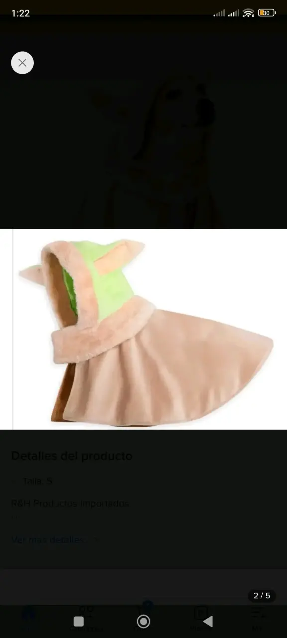 Disfraz de mascota Baby Yoda Star Wars Disney - 4