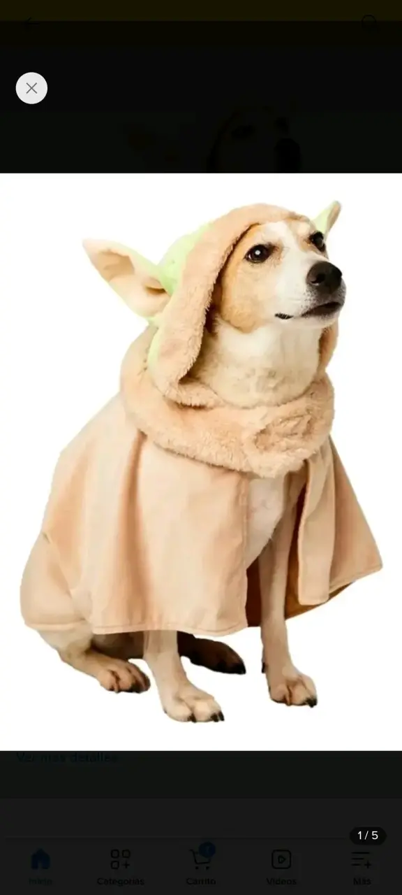 Disfraz de mascota Baby Yoda Star Wars Disney - 5