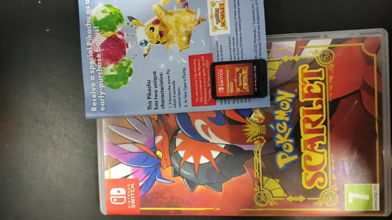 Pokémon Escarlata para Nintendo Switch