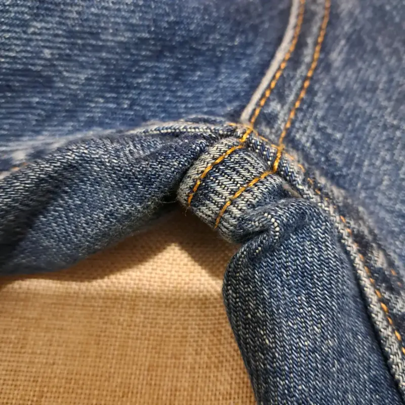 Jeans de mezclilla azul para mujer Zara - 2