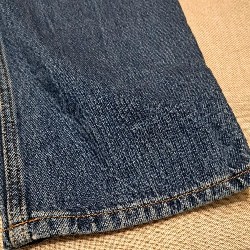 Jeans de mezclilla azul para mujer Zara - 3