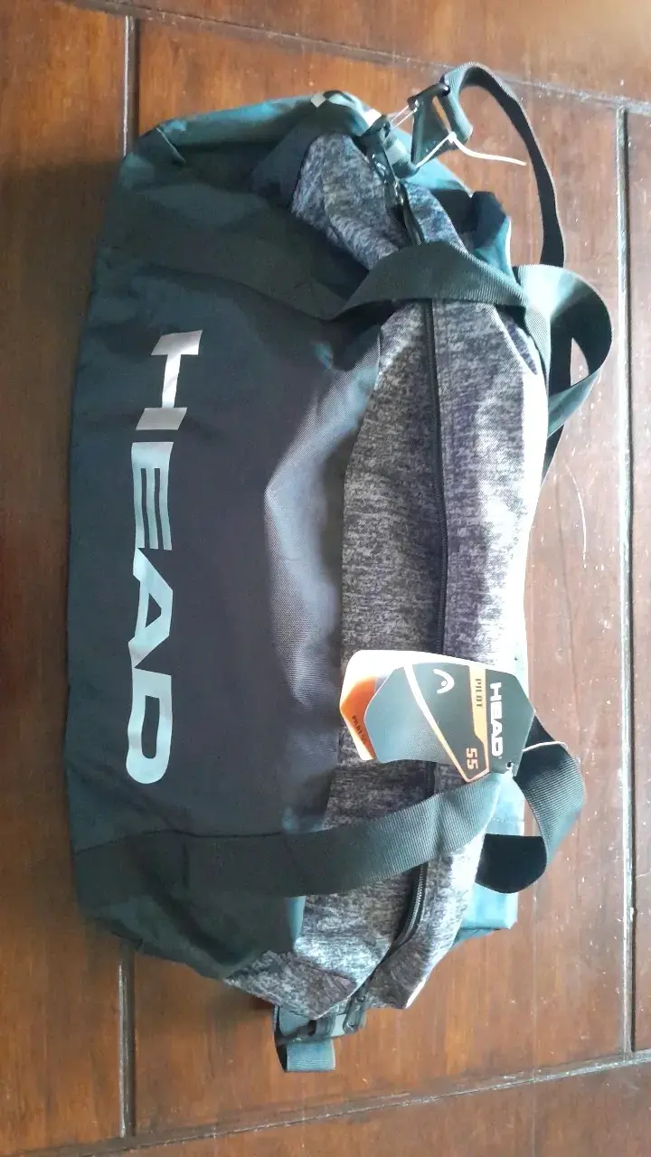 Bolso deportivo Head negro y gris - 3