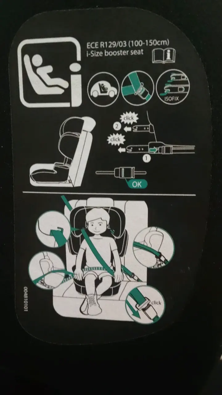 Silla de auto para niños Bebeconfort negra - 3