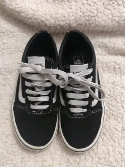 Zapatillas negras para niños Vans Old Skool - miniatura 1