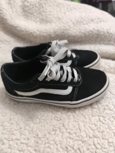 Zapatillas negras para niños Vans Old Skool - miniatura 3