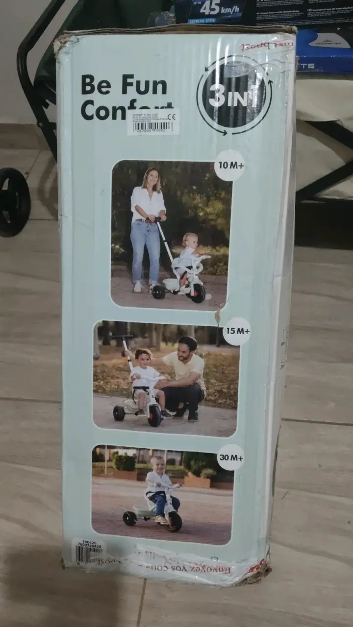 Triciclo Evolutivo 3 en 1 Smoby Be Fun Confort - 2