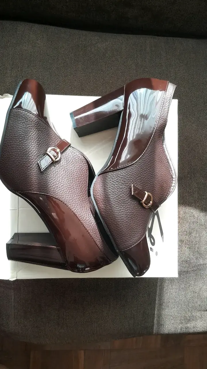 Zapatos de tacón marrones elegantes para mujer SEI - 4