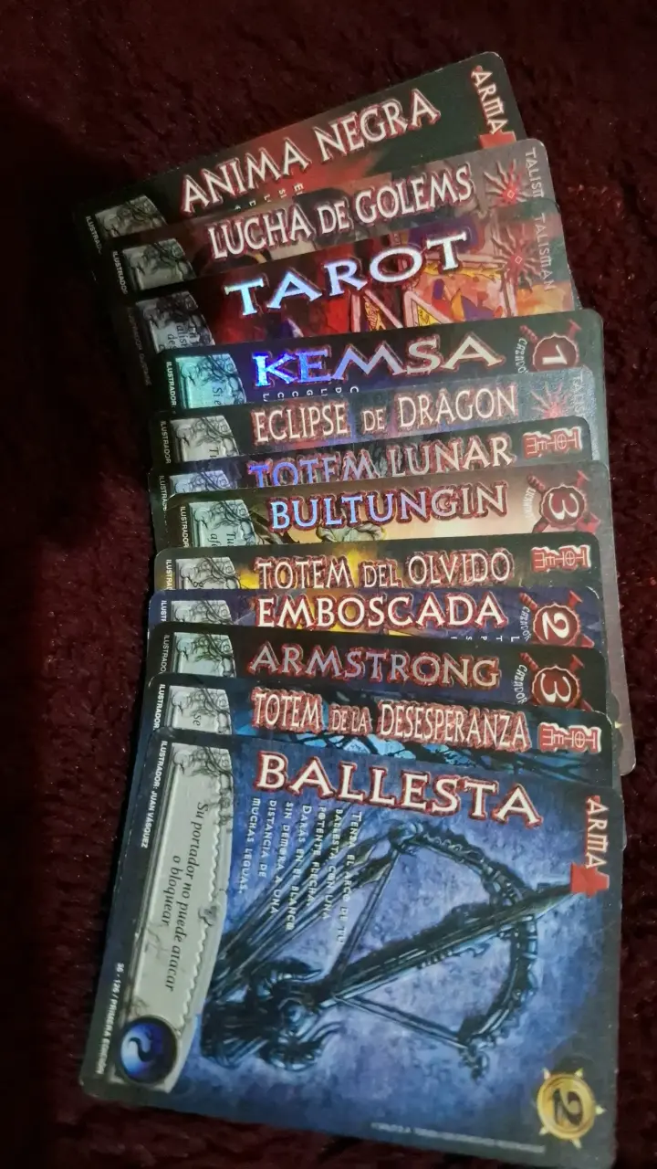 Cartas de Juego de Estrategia Fantasía