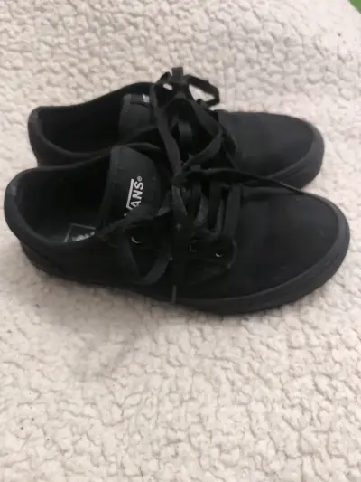 Zapatillas negras Vans para hombre en buen estado - miniatura 2