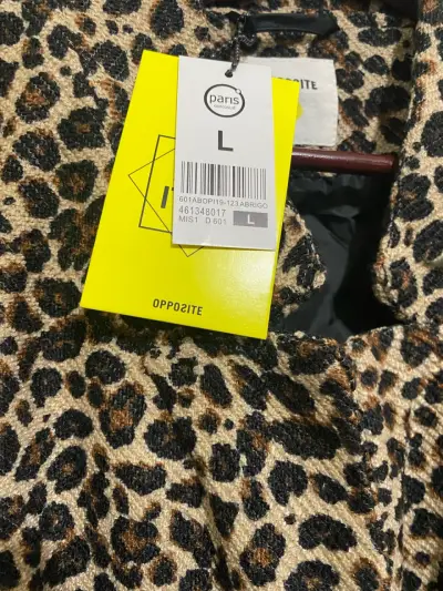 Abrigo de Leopardo para Mujer Opposite Talla L - miniatura 2