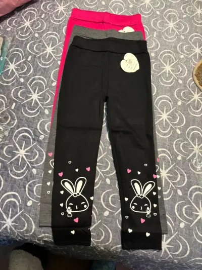 Leggings infantiles con diseño de conejo - miniatura 1