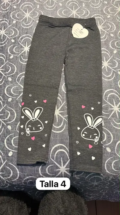 Leggings para niña con diseño de conejito - miniatura 2
