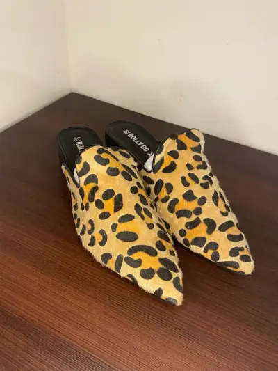 Zapatos mule animal print Rolly Go - miniatura 1