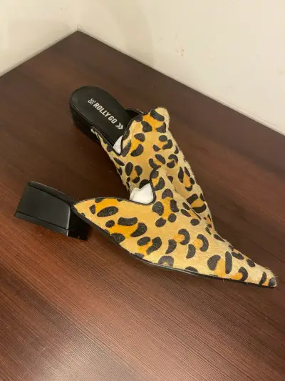 Zapatos mule animal print Rolly Go - miniatura 3