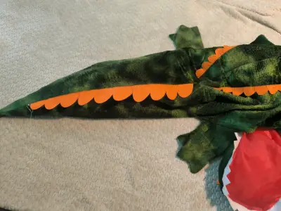Disfraz de cocodrilo para mascota talla XL - miniatura 3