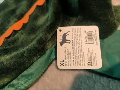 Disfraz de cocodrilo para mascota talla XL - miniatura 4