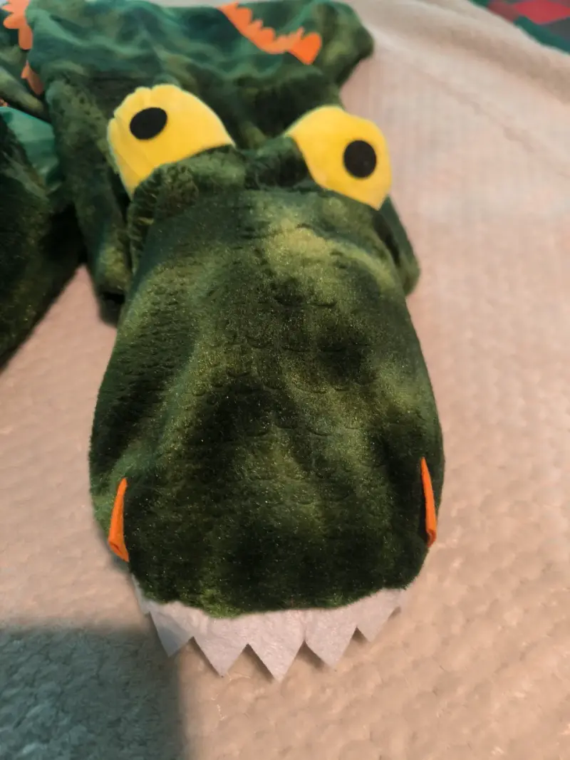 Disfraz de cocodrilo para mascota talla XL - 5