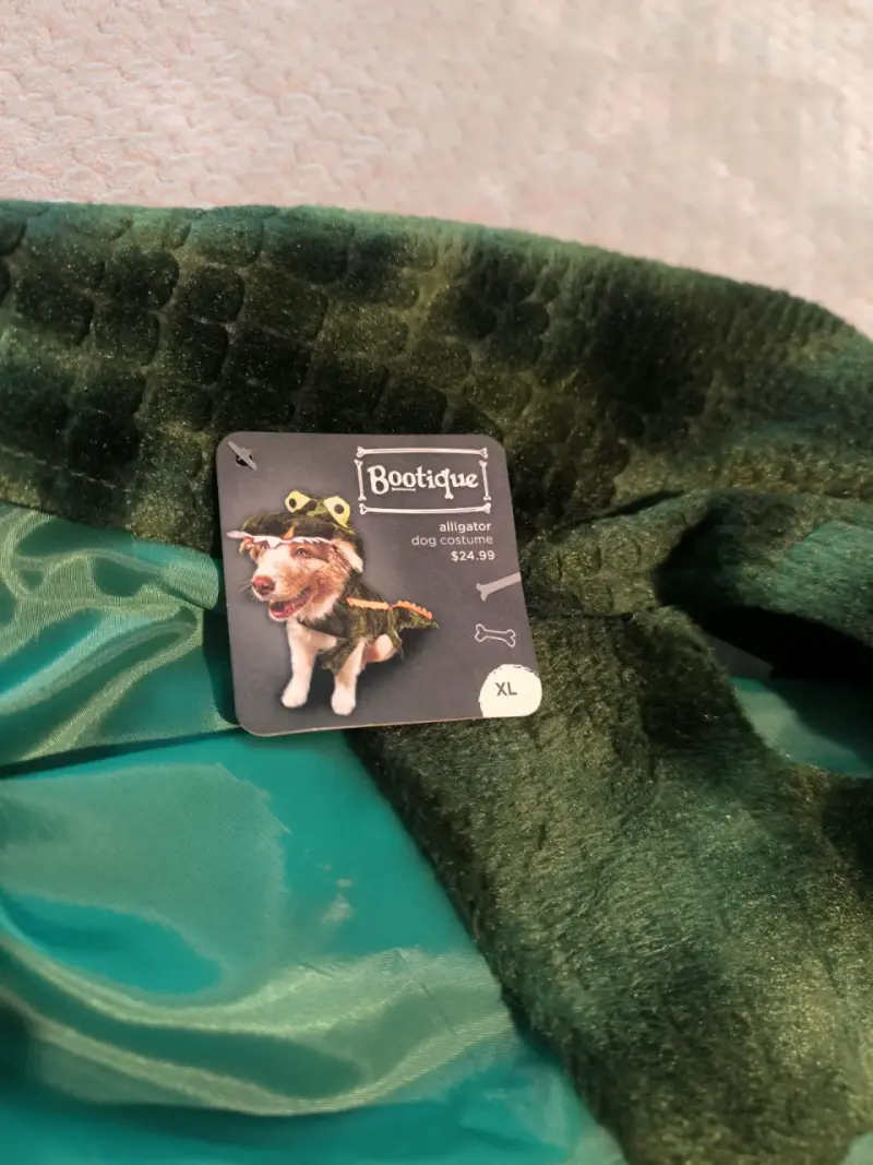 Disfraz de cocodrilo para mascota talla XL - 6