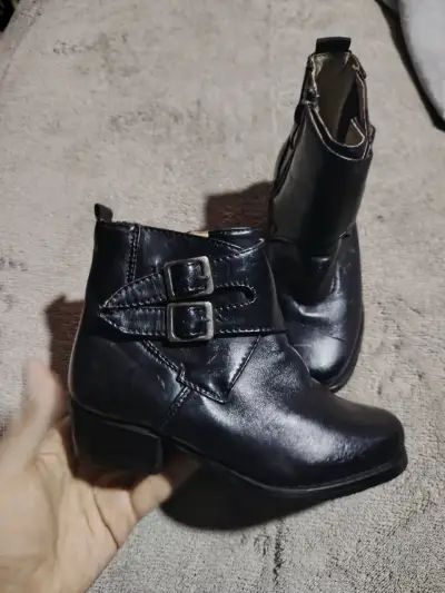 Botines de cuero negro para Cueca - miniatura 1
