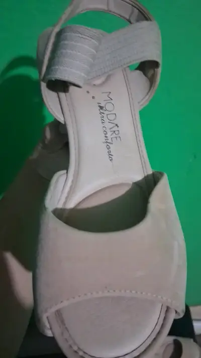 Sandalias de tacón beige Modare confort - miniatura 3