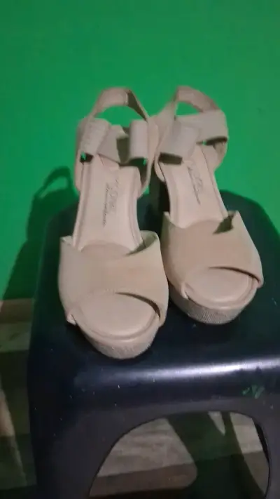 Sandalias de tacón beige Modare confort - miniatura 5