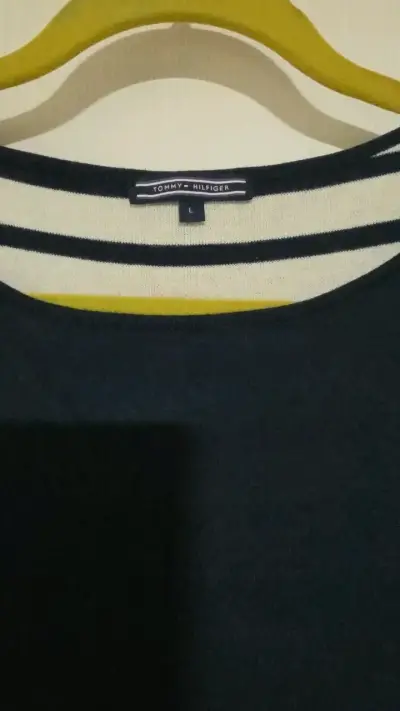 Vestido azul Tommy Hilfiger de manga larga - miniatura 2