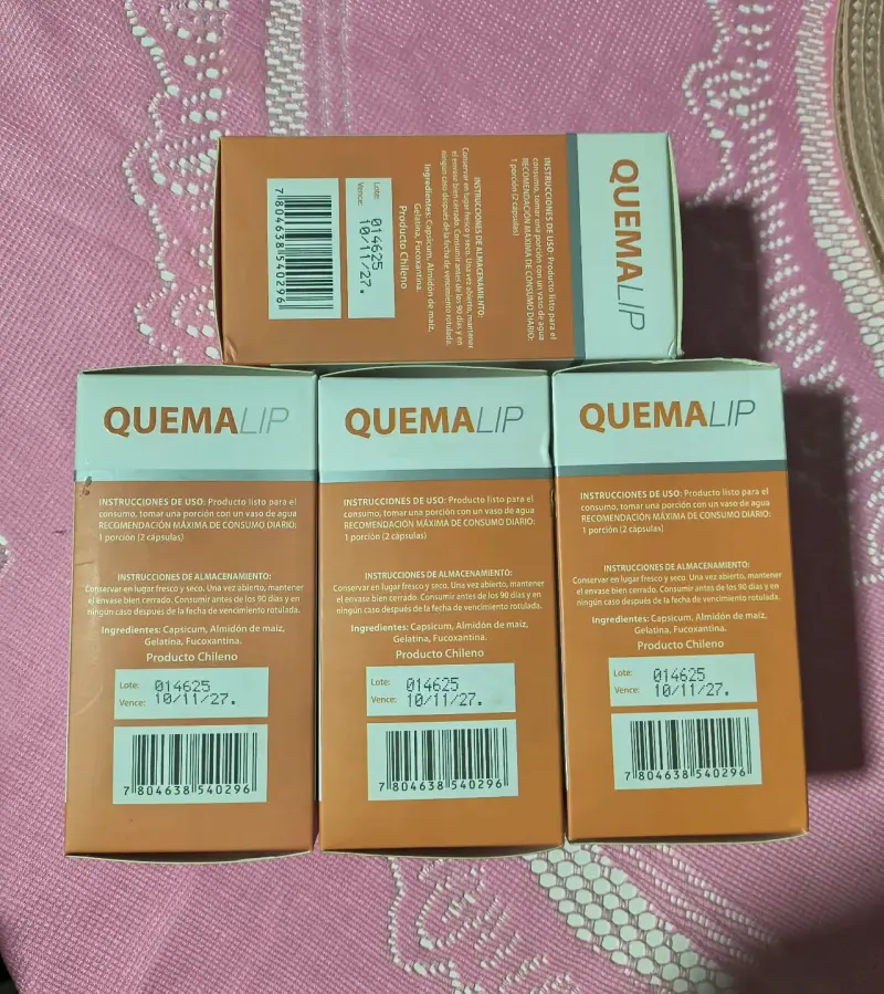 Suplemento Quemalip Quemador de Grasa 60 Cápsulas - 2