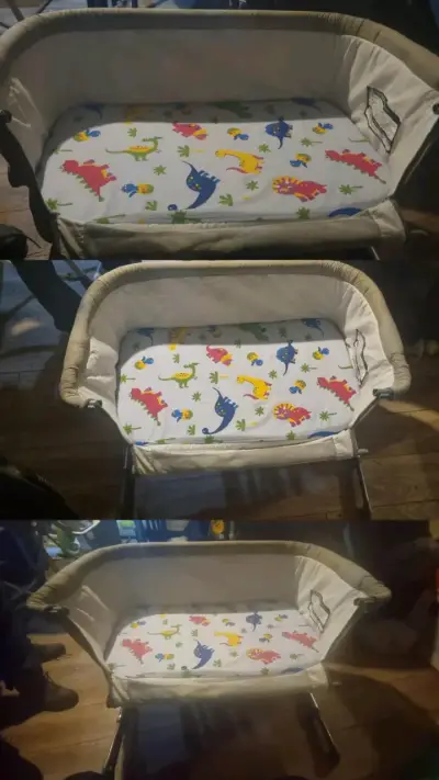 Cuna colecho para bebé con diseño de dinosaurios - miniatura 1