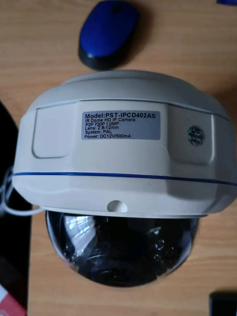Cámara IP Domo HD PST-IPCD402AS 720p