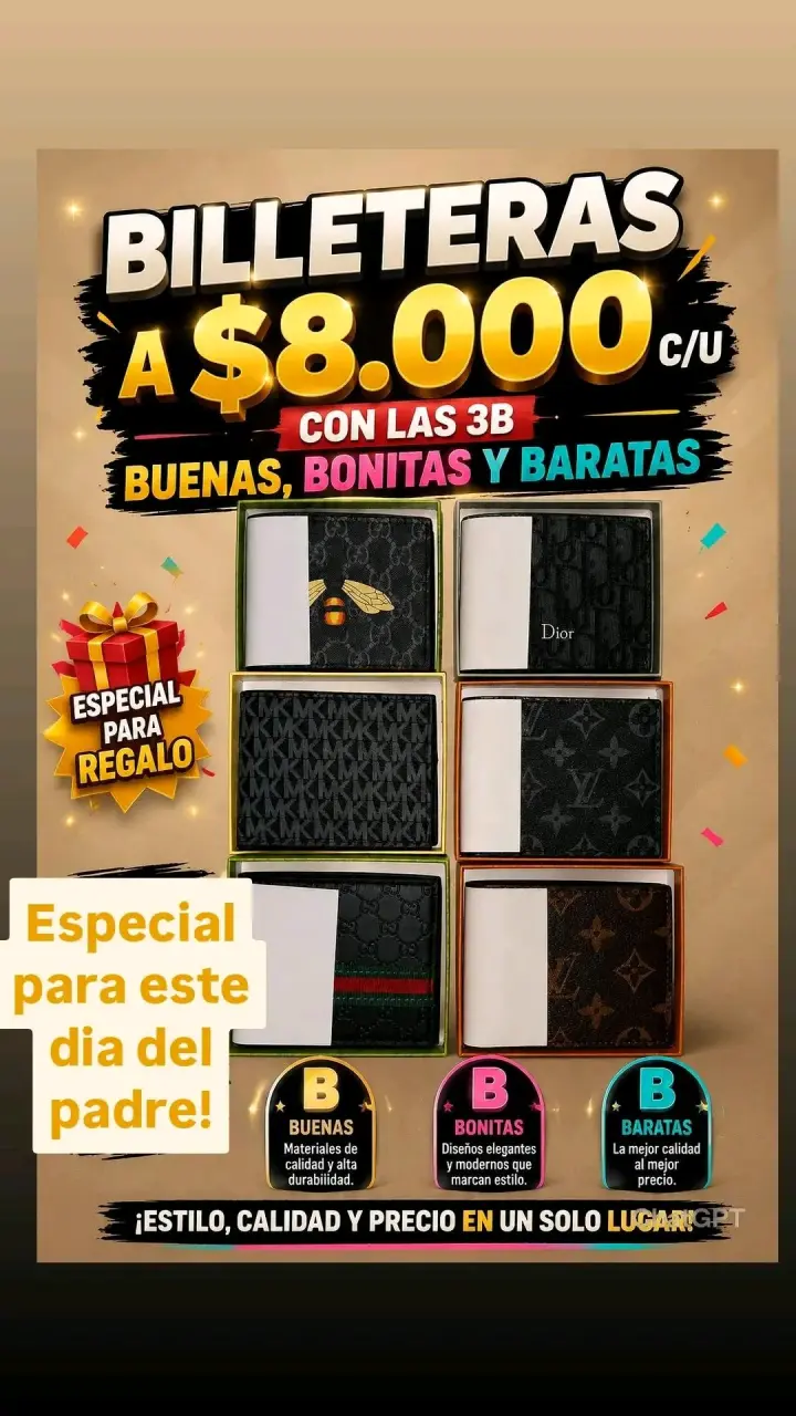 Billeteras para hombre