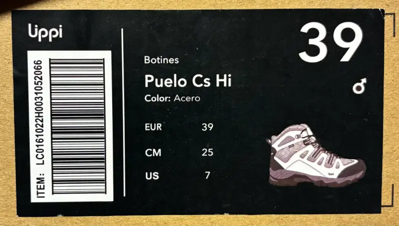 Botines de montaña Lippi Pueloc Hi color acero - 3