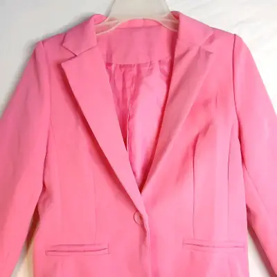 Blazer rosa para mujer elegante - miniatura 1