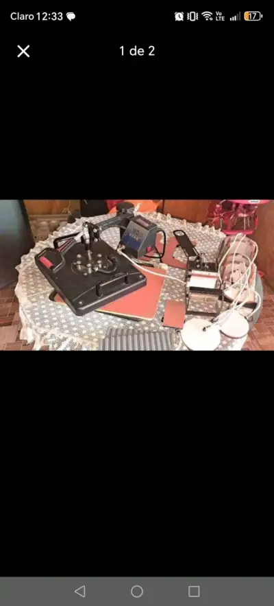 Sublimadora 15 en 1 como nueva! - miniatura 1