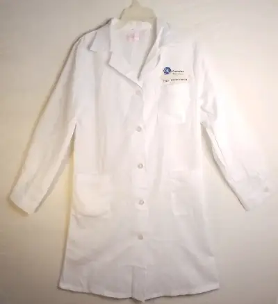 Uniforme médico azul con detalles blancos - miniatura 5