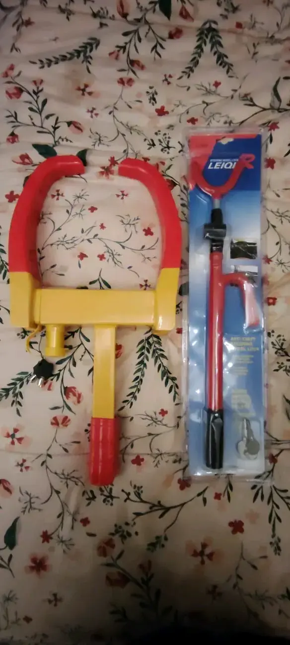 Candado antirrobo para volante y pedal Leiqi
