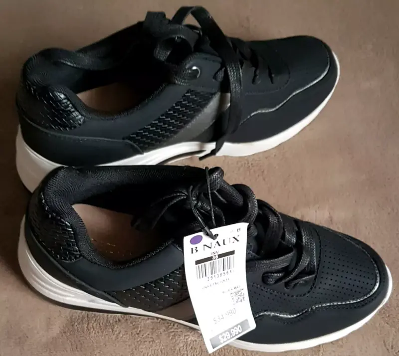 Zapatillas deportivas negras BNAUX para hombre - 1